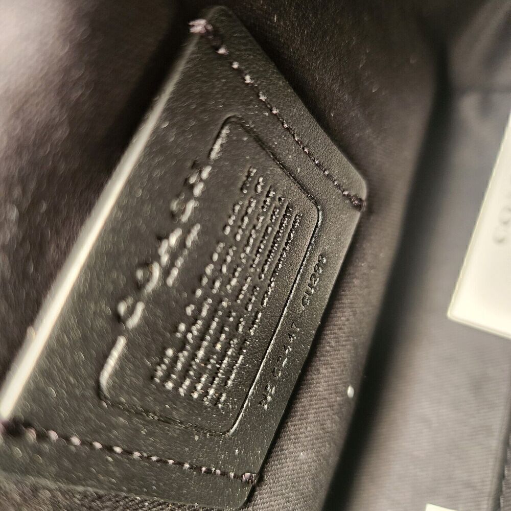 NWT Coach CU299 MEN'S Tote 20 In Colorblock QB Denim Midnight Navy - Picture 7 of 7